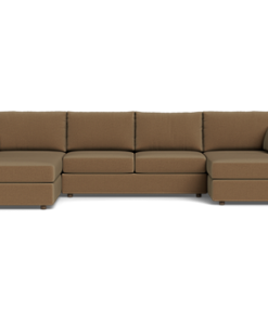 Daphne U-Sectional with Bumper & Chaise