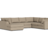 Daphne U-Sectional with Bumper